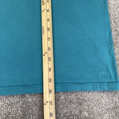 PATAGONIA Men T-Shirt Built To Endure Mountains Graphic Outdoor Teal Size Medium