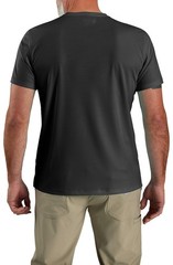 Carhartt Men’s Force Sun Defender Lightweight T-Shirt Black 106163 LG