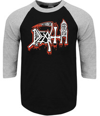Death American Death Metal Band Raglan 3/4 Sleeve (Multiple Variations)