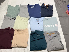 Carhartt Tee Shirt Bundle Reseller Lot Of 12 SZS XL USA Multicolor