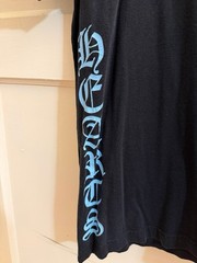 Chrome Hearts Blue Script Neck Logo Pocket Tshirt Large