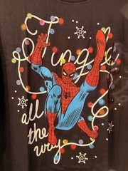 Marvel Spider-Man T-Shirt Holiday Themed Men’s XXL Jingle All The Way New W/Tags