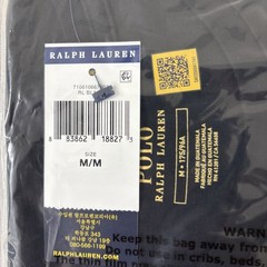 POLO RALPH LAUREN Men’s T-Shirt Black Size M 100% Cotton NWT