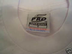 3 NEW PRO 5 PRO5 LONG SLEEVE T-SHIRT SUPER HEAVY WHITE PLAIN BLANK S-7XL 3PC