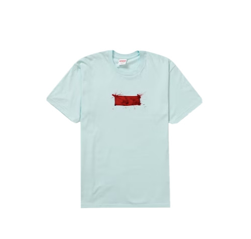 Supreme Ralph Steadman Box Logo Tee Pale Blue XL SS22 100% Authentic