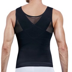 Gynecomastia Compression Vest Shirts Men Tank Top Slimming Body Shaper Underwear