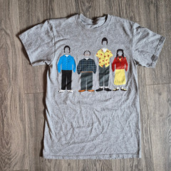 Ripple Junction Seinfeld Classic Lineup T-Shirt Heather Gray Size S