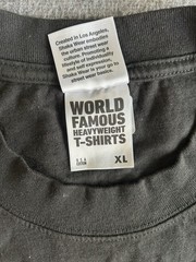 Shaka Wear Men’s Super Max Heavyweight Stylish T-Shirt XL World Famous CULTURE