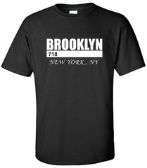 Brooklyn T-Shirt 718 NYC Tees New York City Swag Urban Tee Shirt