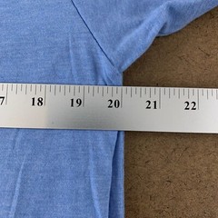 Lot of 5 Tultex 241 Unisex Size Medium Blue Short Sleeve Poly-rich Blend Tees