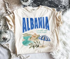 Albania Adriatic Coast Travel Vacation Europe Beach Comfort Tee