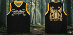 Hot Shadows Fall Basketball Jersey AOP 3d size S-5XL 2 SIDE Unisex black SB0450