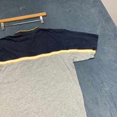 Unionbay T Shirt Mens XL Navy Gray Colorblock Short Sleeve Crew Neck Casual Wear