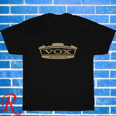 VOX Amplifiers Logo Black/Grey/Navy/White Size S-5XL Unisex T-Shirt