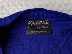 Africa Embroidered Souvenir Blue T-shirt Size L Airborne Kenya