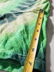 Adult Swim Rick & Morty Green Tie-Dye Men’s T-Shirt Size Large L