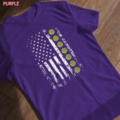 Pickleball Shirt American Flag Tee Gift for Pickleball Player Enthusiasts
