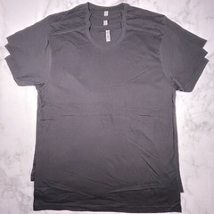Lot of 3 Next Level Unisex Premium Black TShirts Plain Super Soft US Size XL