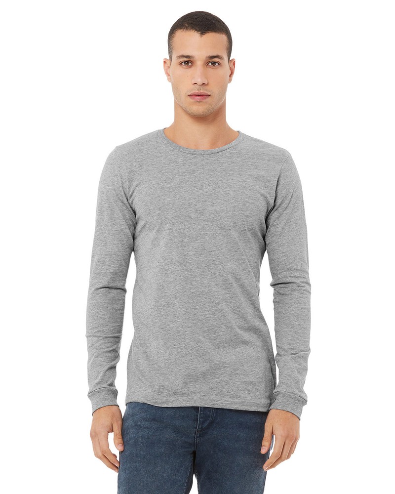 5 Pack Of Bella + Canvas 3501CVC Unisex CVC Jersey Long Sleeve T-Shirt