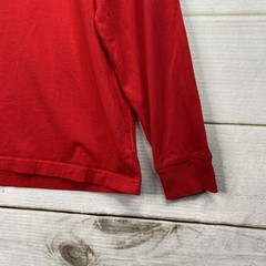 Lands’ End Long Sleeve Turtleneck Shirt Mens L 42/44 Super T Red Classic Holiday