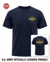“United States Army Ft Bliss, TX 1775” Double Sided Black T Shirt – Sz XL – NWT