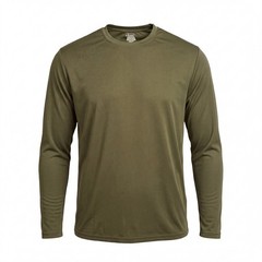 Marine Performance and Military-Style Long Sleeve T-Shirt – 100% Polyester – New