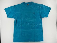 Vintage 90’s AOP Crystal Cruises T-Shirt Blue Size L All Over Print USA