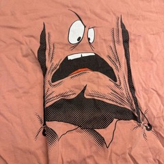 Mens T Shirt Patrick Star lookalike Graphic Print Cotton Blend Size L