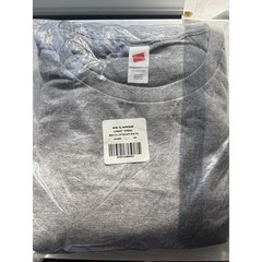 Hanes Mens Light Steel Cotton Soft-Spun T-Shirt 2XL Gray Crew Neck O5280 NIP