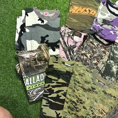 VTG Realtree Mossy Oak Camouflage T-Shirt Men’s Mixed Size Lot of 12 Hunting 90s