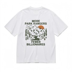 Men’s Trend Slight Stretch Comfy Classic T-Shirt Nature Scenery Design Tee