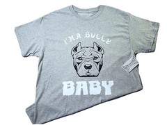 ChiefBrains Apparel Limited Edition Pitbull Bully Baby T Shirt Mens Cotton New