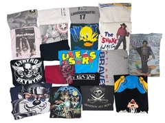19 T Shirt Bundle Lot Vintage Y2k 80’s 90s 00s Sports Band Film Various Sizes