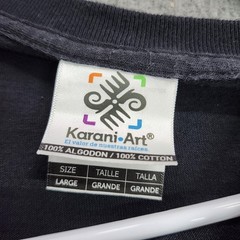 Karani-Art Shirt Mens Large Black San Miguel Dog Graphic Tee Mexico Souvenir