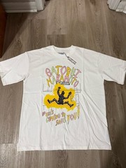 Satoshi Nakamoto Los Angeles Graphic Print Men’s T-Shirt White Crew Neck L