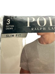 Polo Ralph Lauren Men’s Slim Fit Crew-Neck Moisture Wicking T-Shirt 3 PK SZ LG