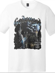 Godspeed “Non-Stopping Scary Nights” NYC T-Shirt, Dark Streetwear Unisex Tee