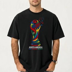 World Cup 2026 Host Cities Double Sided T-Shirt USA Canada Mexico Tee