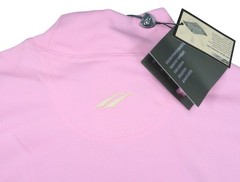 NWT GLEN ECHO vtg pullover t-SHIRT performance mock men small shirt wicking pink