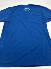 Relevanz T-Shirt Men Small Blue Spell Out Logo..#12640