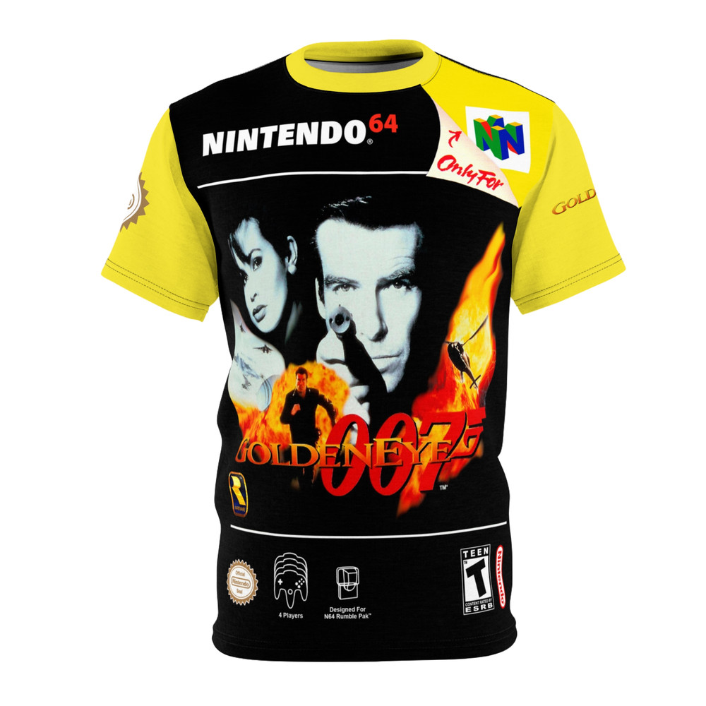 GoldenEye 007 Retro Vintage Nintendo 64 Video Game Box T-Shirt