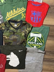 Lot Of 12 athletic Nike Graphic Tee Shirts All Sizes Below In Description