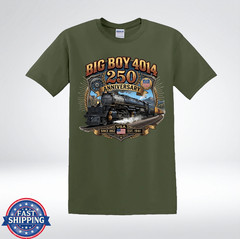 Big Boy 4014 250 Anniversary Steam Train T-Shirt