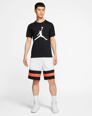 Nike Air Jordan Jumpman Logo Mens T-Shirt Black Multi Size Sportswear Top