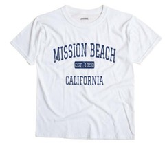 Mission Beach California CA T-Shirt San Diego EST