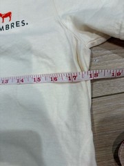 Dos Hombres Mezcalada Cream Graphic Logo T-Shirt Size S Crew Neck Short Sleeve