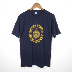 Vintage 80s Champion United States Naval Academy Shirt Large USA Single Stitch