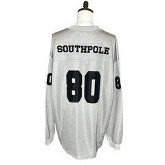 Southpole International Sports Men’s Gray Mesh Jersey V-Neck Long Sleeve 3XL
