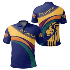 Mens Sri Lanka Polo T-Shirt Summer Souvenir Short Sleeve Tee Shirt Tops Pullover