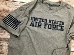 USAF T Shirt DD214 Air Force United States dd-214 Military T-shirt usaf 112G